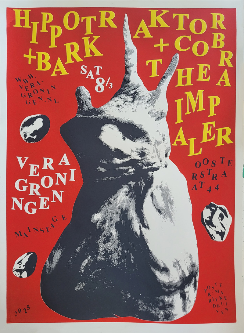 Hippioteaktor - Poster Vera Groningen
